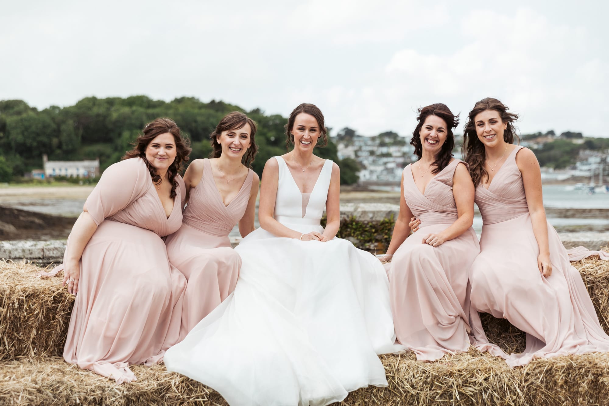 Katie & Matt at Place House, St Mawes, Cornwall — documentary wedding photograph, frame 394