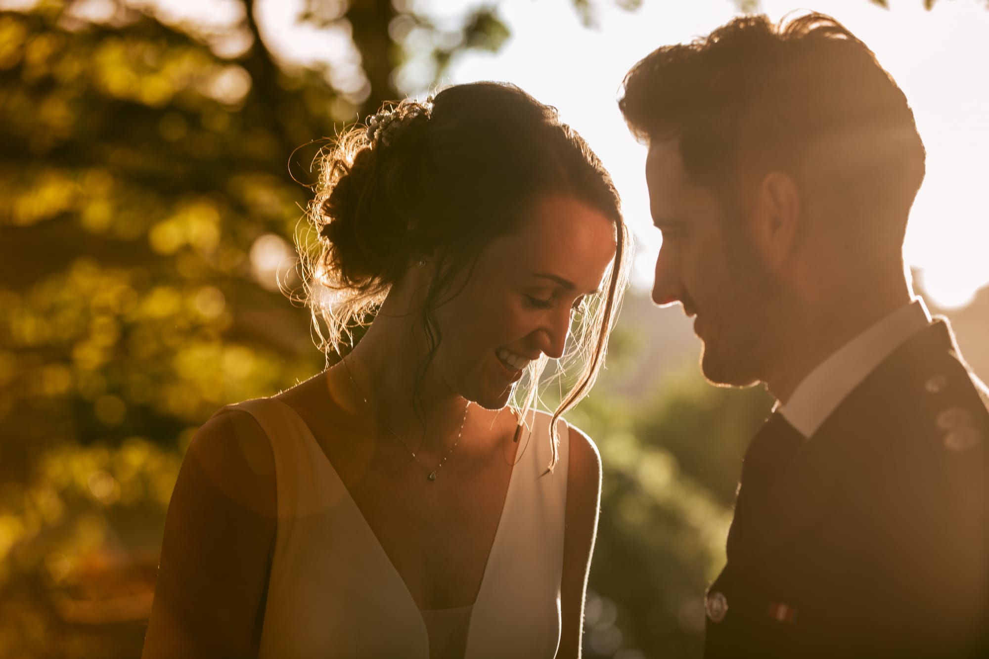 Katie & Matt at Place House, St Mawes, Cornwall — documentary wedding photograph, frame 689